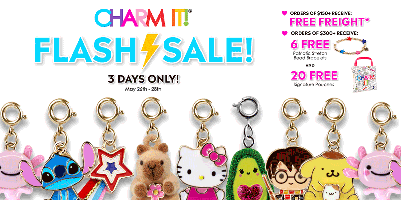 The CHARM IT! Flash Sale Is Here!